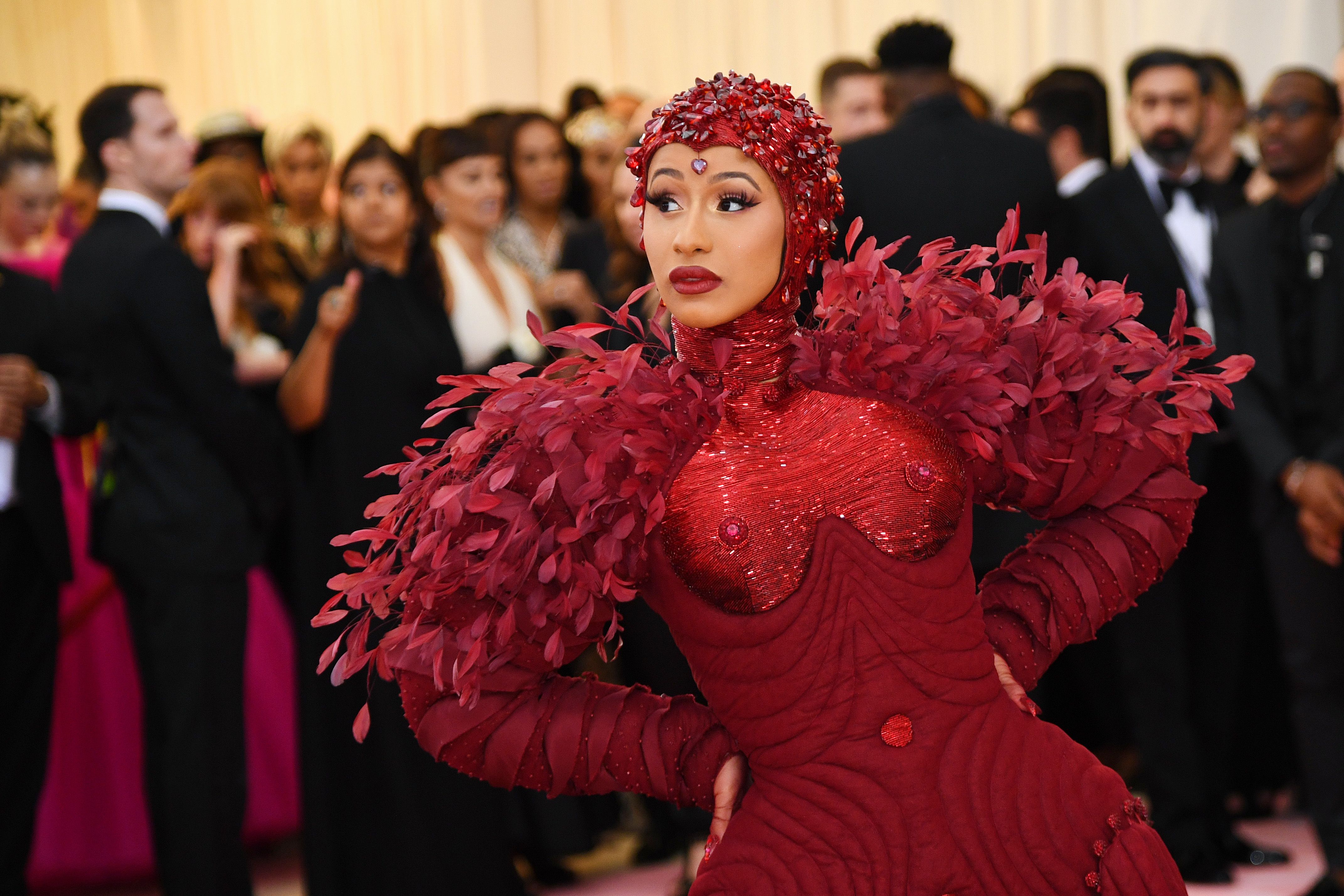 NEW YORK, NEW YORK - MAY 06: Cardi B attends The 2019 Met Gala Celebrating Camp: Notes on Fashion at Metropolitan Museum of Art on May 06, 2019 in New York City. (Photo by Dimitrios Kambouris/Getty Images for The Met Museum/Vogue)