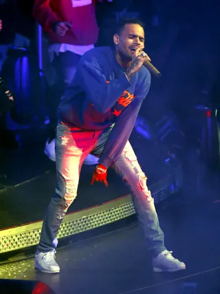 Birthday Boy - Chris Brown celebrated his birthday performing on stage at Drais nightclub in Las Vegas.&nbsp;(Photo: Judy Eddy/WENN.com)