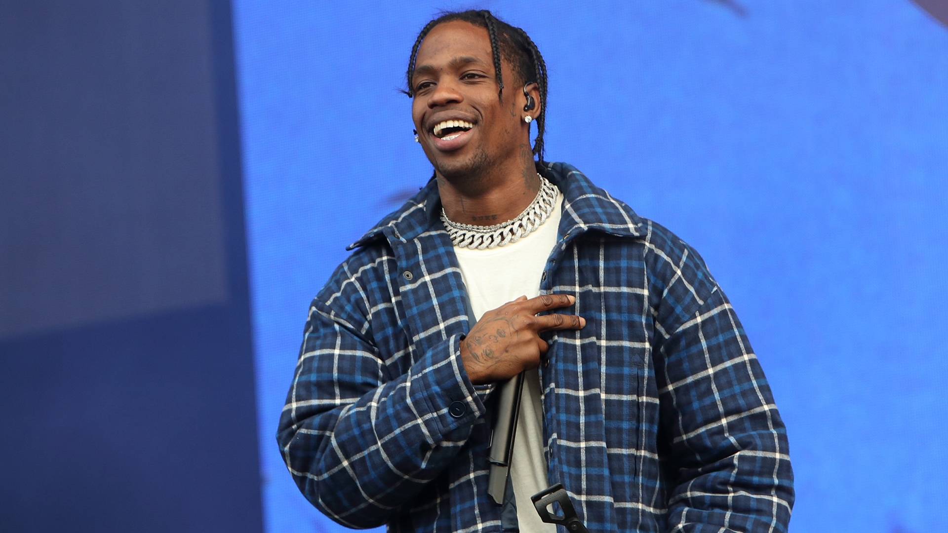 Travis Scott on BET Buzz 2020.