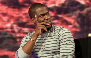 In Deep #Mitch Thought - Actor Kevin Hart sits in thought on the 106 couch. (Photo:&nbsp; Bennett Raglin/BET/Getty Images for BET)