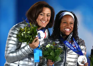 Black History - Her Sochi silver made history as Williams became the fifth American and first African-American Olympian to medal in both the Summer and Winter Olympics.(Photo: Alexander Hassenstein/Getty Images)