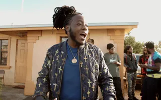 It's Lit - Ace Hood is super happy to be home. (Photo: BET)