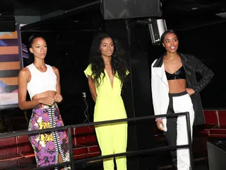 Model Behavior - The models pose backstage while on the set of 106.&nbsp; (Photo: Bennett Raglin/BET/Getty Images for BET)