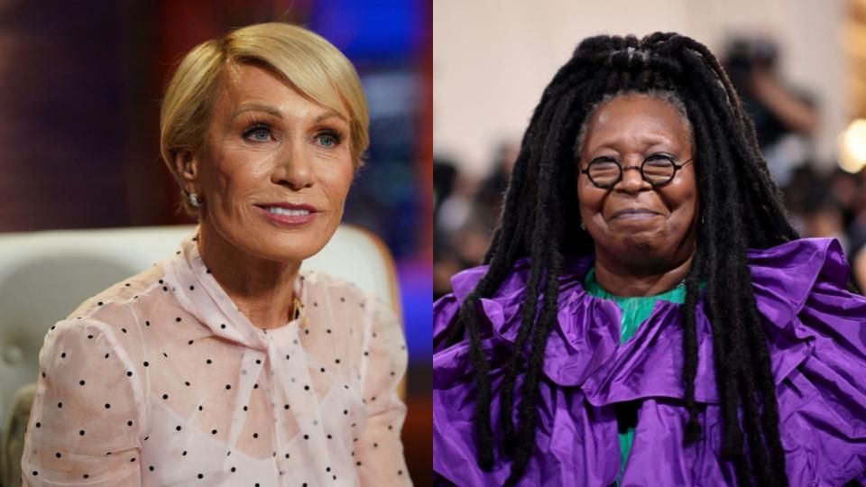 Barbara Corcoran and Whoopi Goldberg on BET Buzz 2021