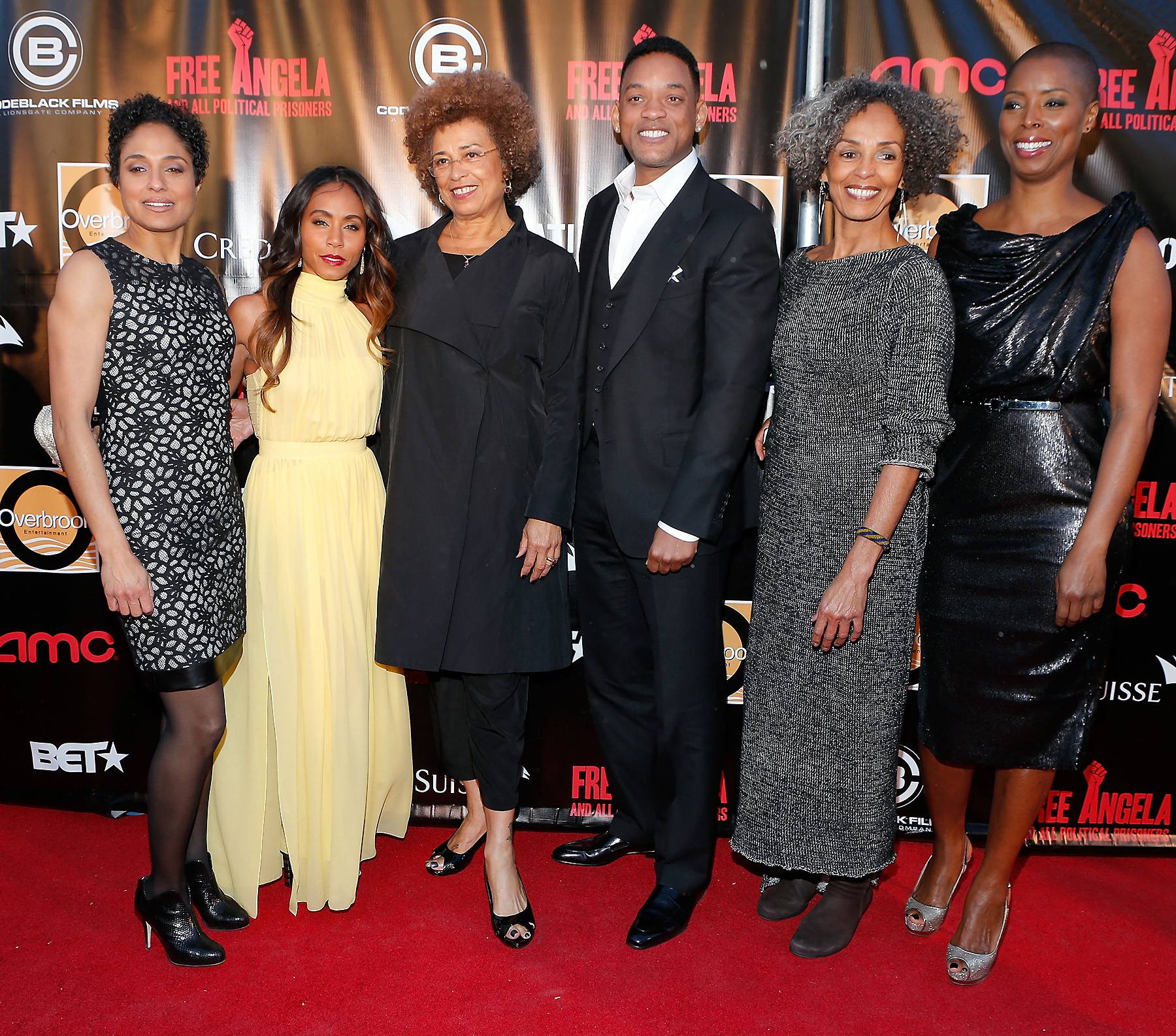 Free Angela NY Premiere Shola Lynch Jada Pinkett-Smith Angela Davis Will Smith Fania Davis Sidra Smith