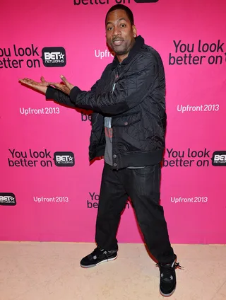 B-Boy Stance - Comedian Tony Rock does the mean b-boy freeze in honor of the moment. He did a knock out job as host of Apollo Live and will be returning to the role later this year. (Photo: Alberto E. Rodriguez/Getty Images for BET)