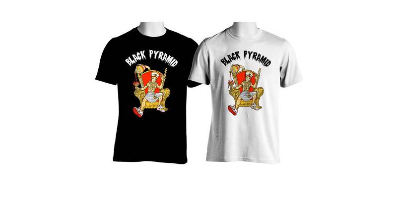Throne Tees - The Black Pyramid label is inspired by Chris Brown’s art and is loved by fans of street art and street style.  (Photo: Black Pyramid via Mechanical Dummy)