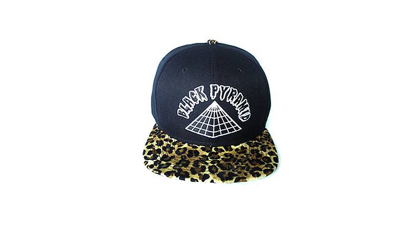 Black pyramid snapback clearance