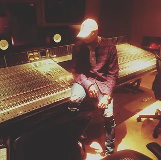 Drunk Texting  - "I'm looking at my phone thinking / Am I gonna hit send or nah?/It's gonna be one of them mornings/When I wake up and regret it if I don't get no reply"(Photo: Chris Brown via Instagram)