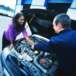 Mechanic - You can’t trust your baby — or your wallet — to just anyone. The free AAA ShopLocator lets anyone search their directory for a pre-screened mechanic. And members can take advantage of their discount for parts and labor.  (Photo: 68/George Doyle/Ocean/Corbis)