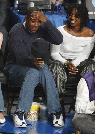 Denzel and Pauletta Washington 2004