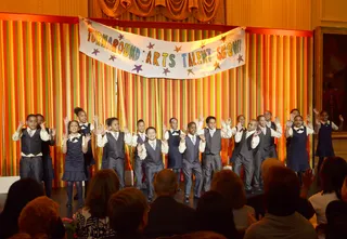 Never Giving Up - Children from Boston’s Orchard Gardens School performed their original song “I Won’t Give Up.&quot; (Photo: Kris Connor/Getty Images for NAMM)