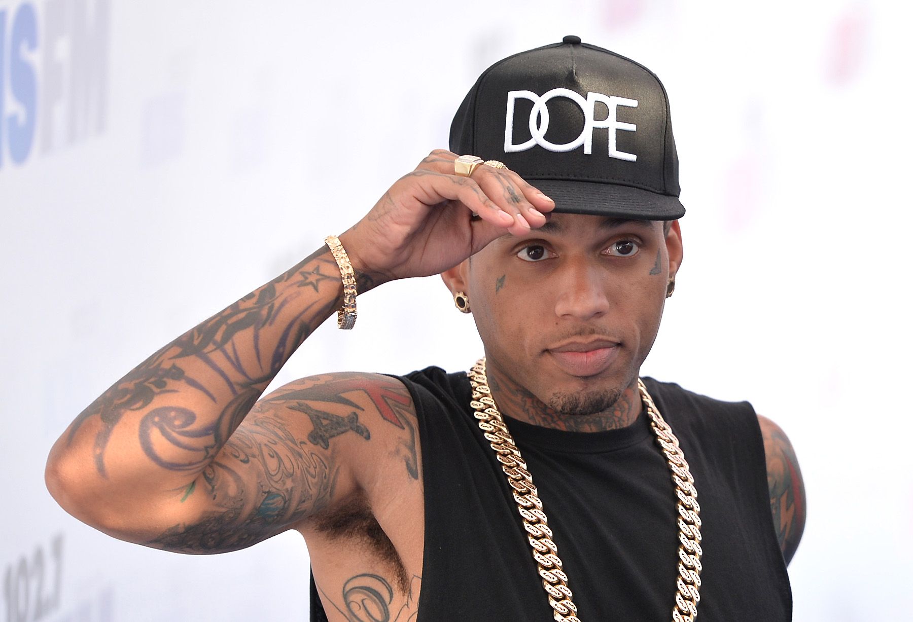 Tatted Up - Don't miss Kid Ink tonight on 106!(Photo: Alberto E. Rodriguez/Getty Images)