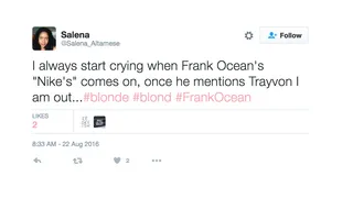 #RIPTrayvon - (Photo: Salena via Twitter)&nbsp;