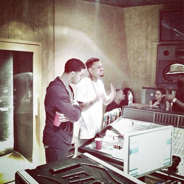 Drake, Chris Brown, Instagram