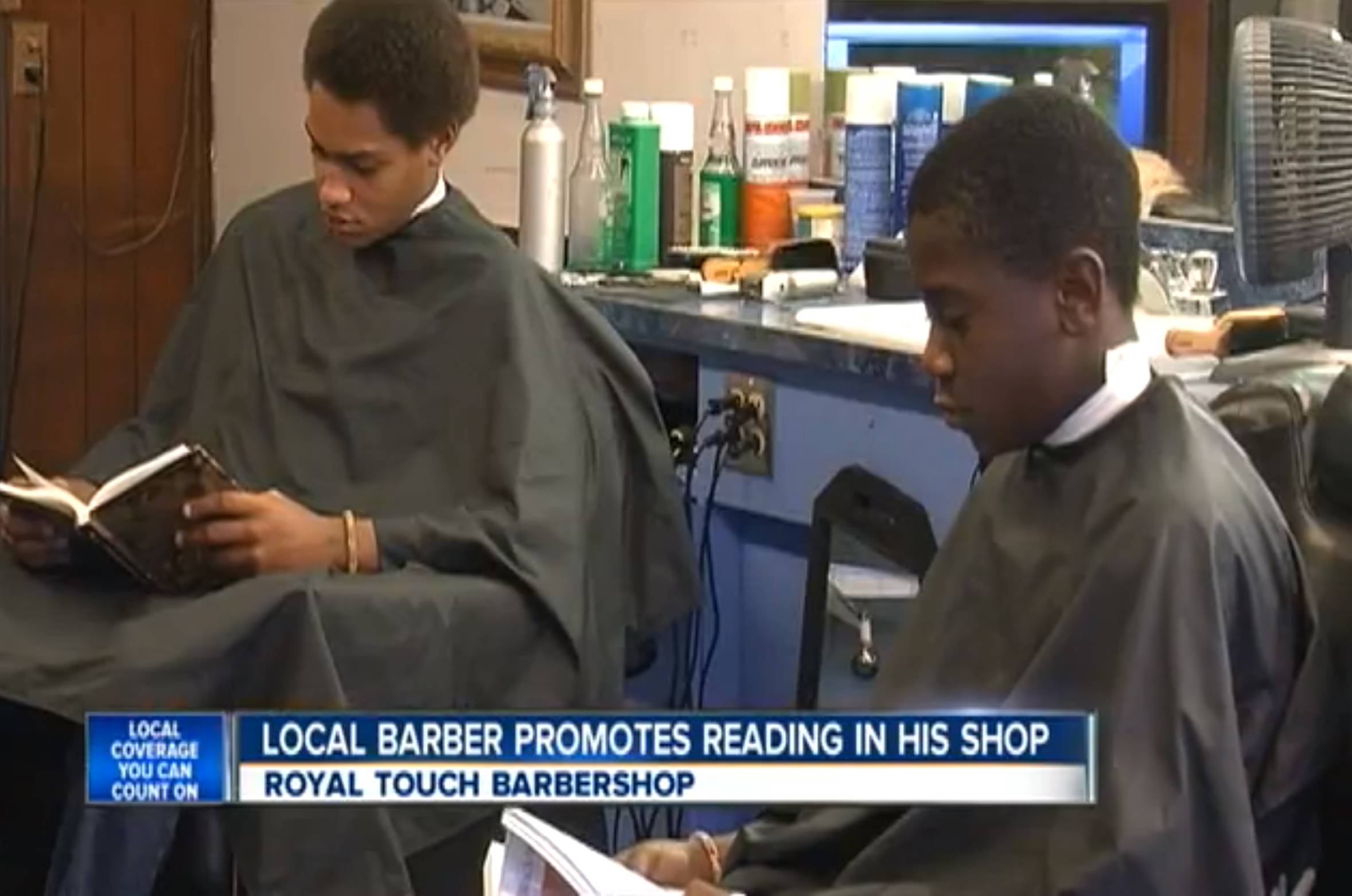 Barbershop Improves Literacy in Community