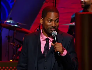 Leading Us Off - Of course the comical Tony Rock led us off with a funny moment and we loved every bit of it.   (Photo: BET)