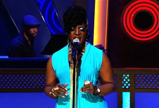 Thanks Goodness for Nikki Parish - Contestant Nicky Parrish leaves her heart on the stage and the audience just loves her back with it!(Photo: BET)