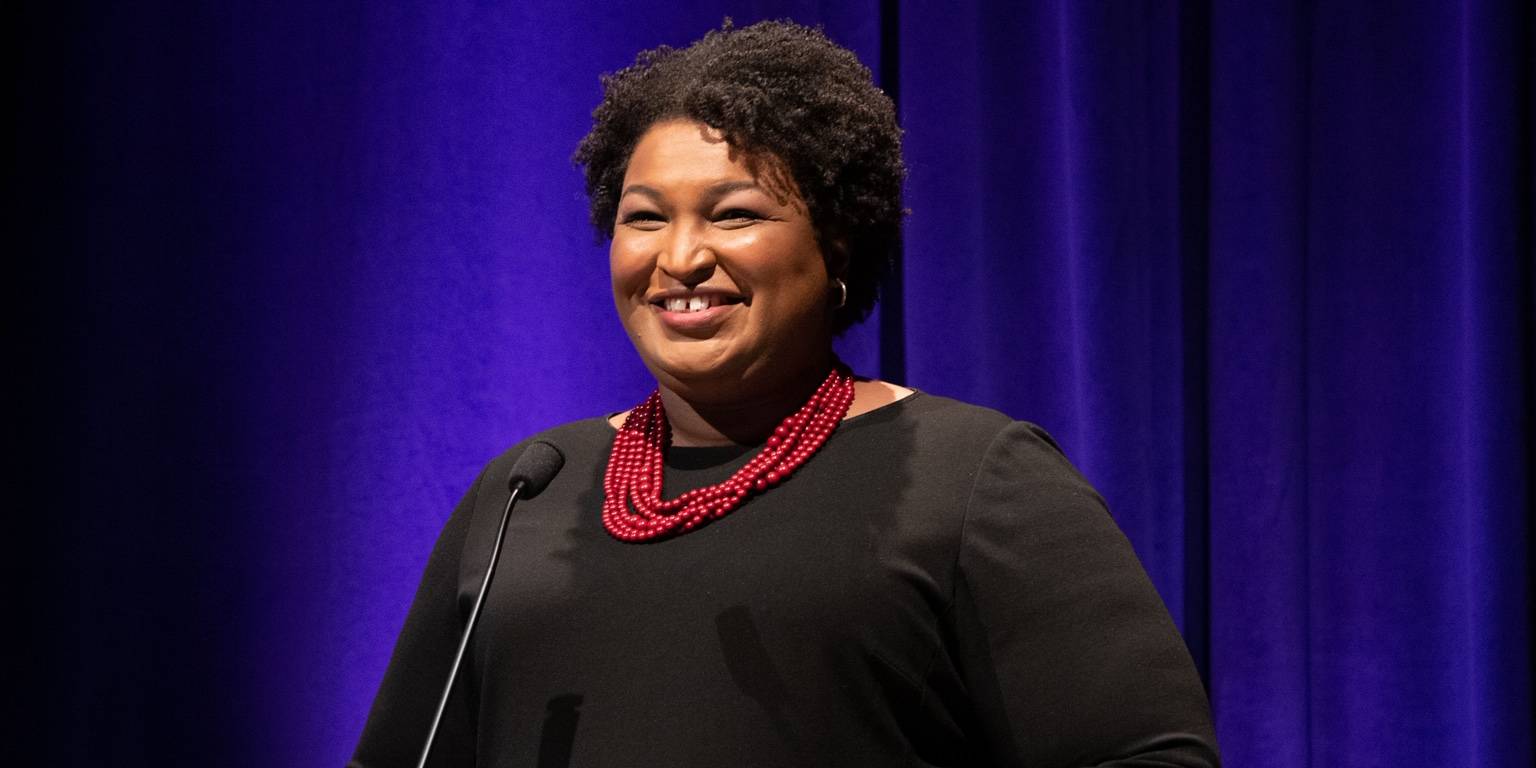 Stacey Abrams on BET Buzz 2020.