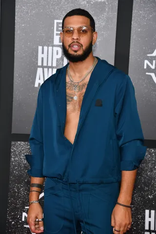 Sarunas J. Jackson left us drooling with his fresh cut and glistening chest. - (Photo by Paras Griffin/Getty Images for BET)