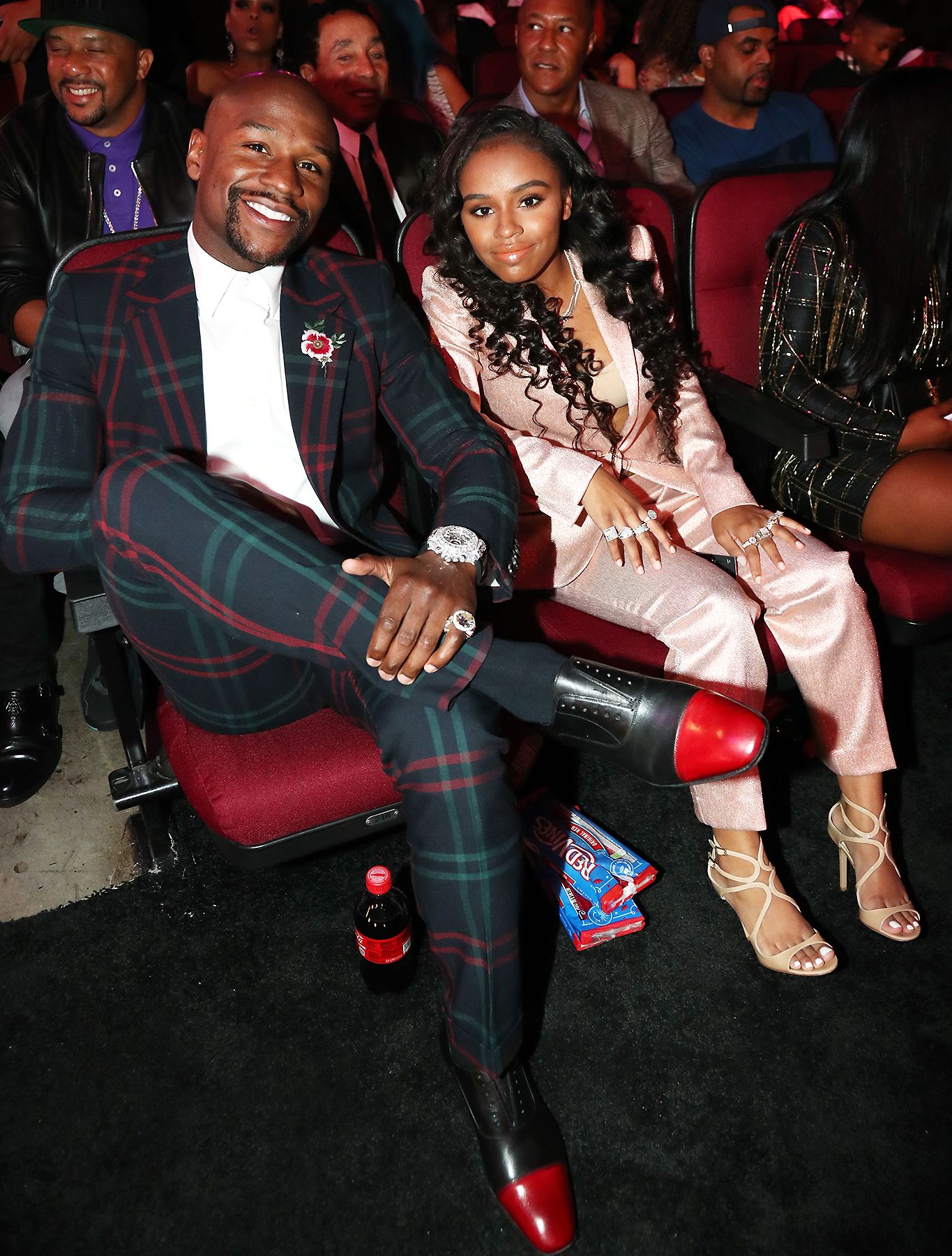 Floyd and Iyanna Mayweather - (Photo: Johnny Nunez/Getty Images for BET)
