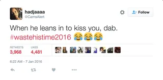 Dab It Out - Possibly the most clever shutdown ever! And a great way to practice your dab.(Photo: CamsAlert via Twitter)