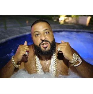 'Go Hard' Remix (With Jay Z and Kanye West) - "Still tryna hold on to my religion so/ I put a couple diamonds in the crosses/ Close your eyes see the darkness/ That's what it's like where I'm from/ No lawyers no doctors/ So either I go the hardest/ Or I could just call this a night."&nbsp;—Jay Z  (Photo: DJ Khaled via Instagram)