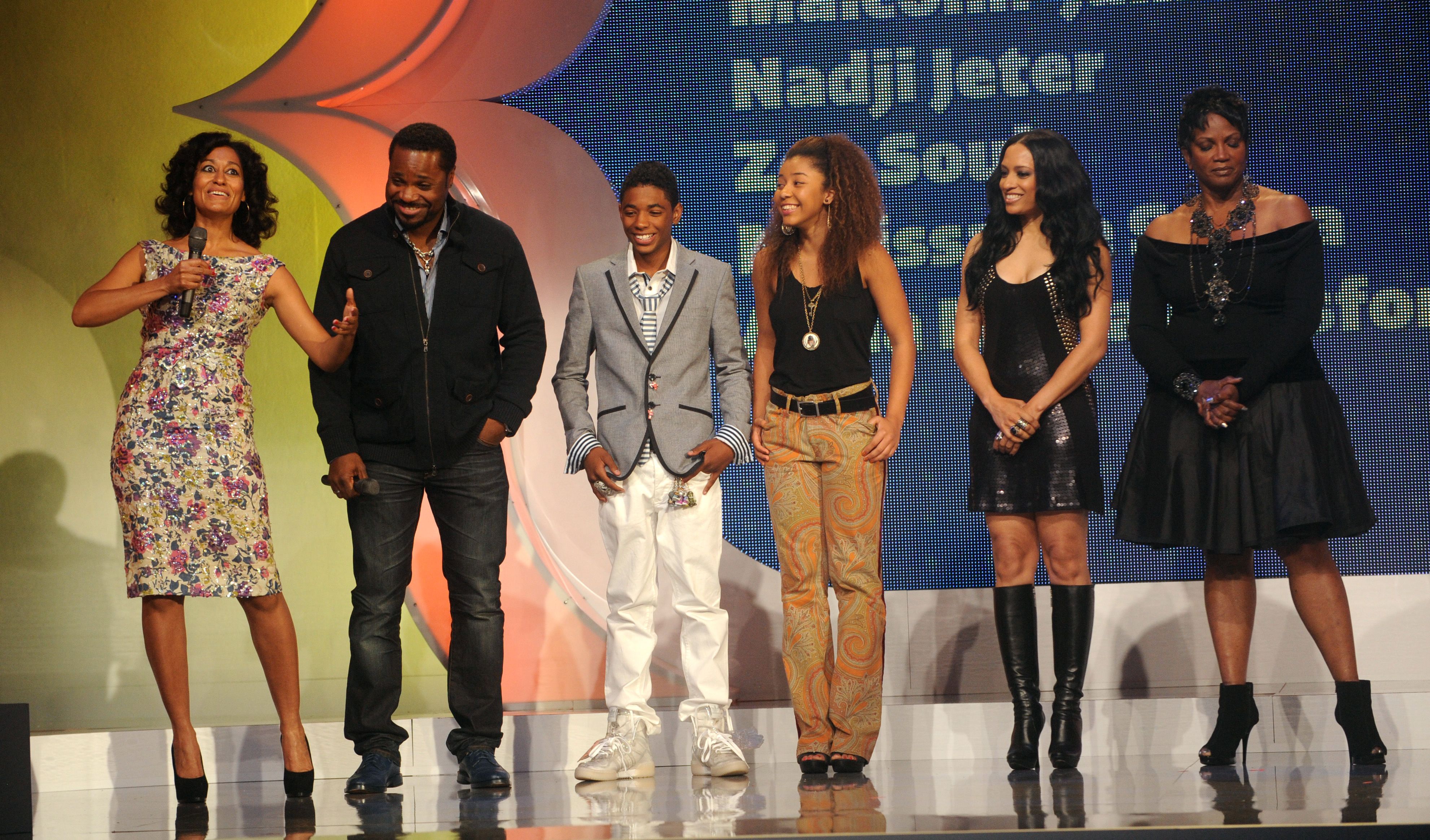 BET Announces New Programming - BET is riding high, coming off a record-setting year in ratings and a largely successful season of The Game and Let’s Stay Together, two original sitcoms. At Wednesday’s Upfront Presentation in New York, the network announced that both series will be returning for new seasons. In addition to the returning programs, BET unveiled Reed Between the Lines, a sitcom starring Tracee Ellis Ross and Malcolm Jamal-Warner about a blended family going through life’s ups and downs. The dramatic series Lenox Avenue about three friends growing up in Harlem is back as well. BET will also be moving into the thriller genre with Asylum, about a team of doctors at the infamous St. Dympna Hospital for the Criminally Insane. (Photo: Brad Barket/PictureGroup)