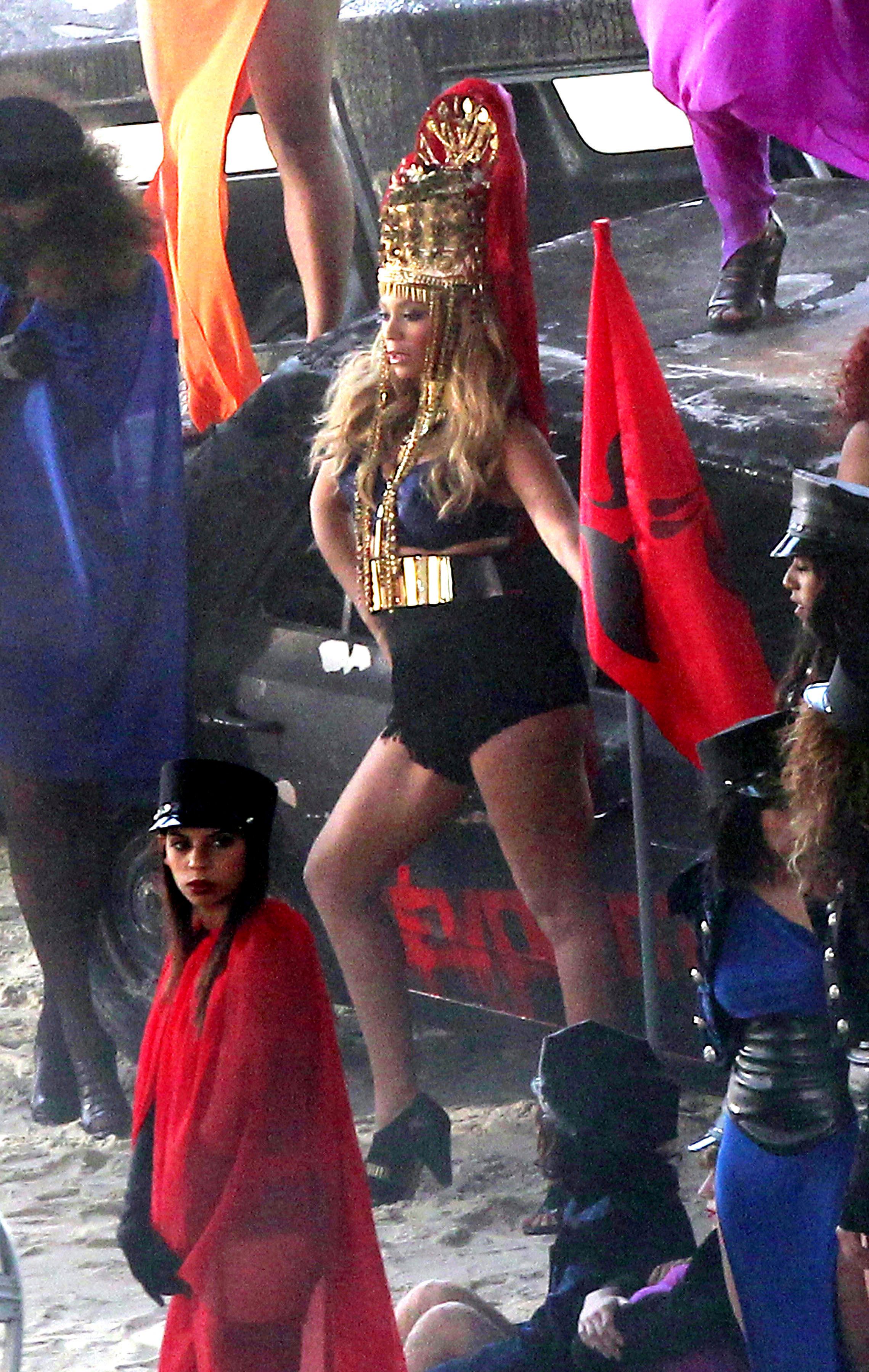 Who Run This...? - May 18, 2011 - Beyoncé, that's who! The world waited with bated breath for the epic video for her hot single "Girls (Who Run the World)." Filmed in the Mojave Desert and directed by Francis Lawrence, the video featured a cast of women battling for the glory of their gender in a post-apocalyptic&nbsp;world. Fierce!(Photo: Getty Images)