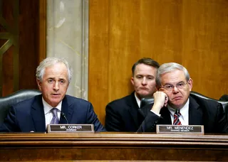 The Real Deciders? - The Senate Foreign Relations Committee has crafted bipartisan legislation that would allow Congress to approve or disapprove a nuclear deal with Iran. The White House has threatened to veto such a bill.   (Photo: Mark Wilson/Getty Images)