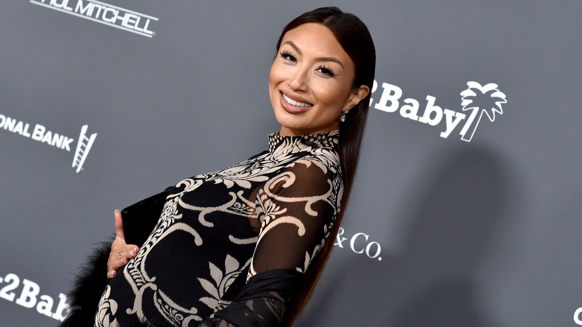 Jeannie Mai attends Baby2Baby 10-Year Gala Presented by Paul Mitchell at Pacific Design Center on November 13, 2021 in West Hollywood, California. 