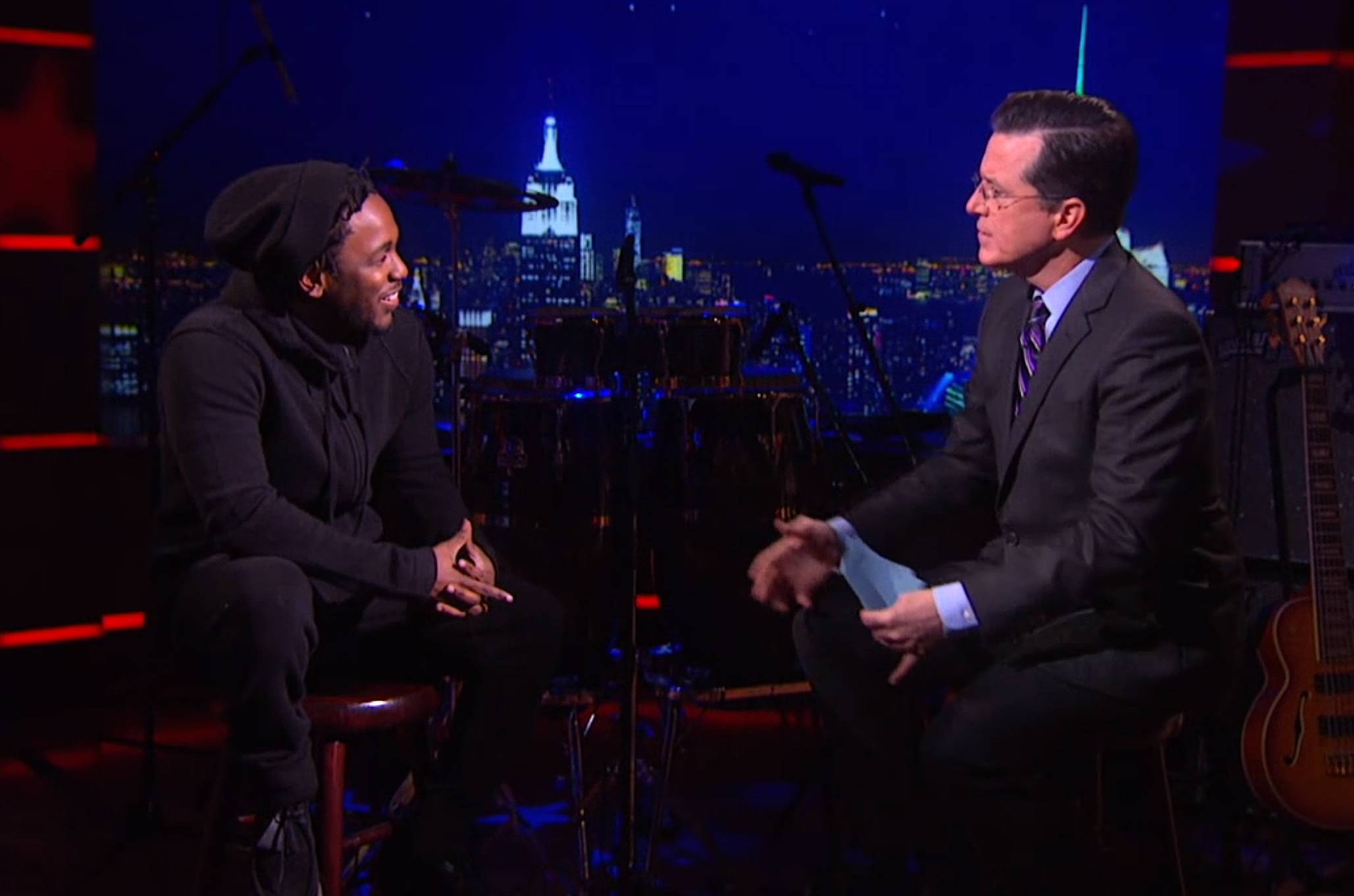 Kendrick Lamar, Stephen Colbert