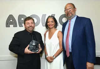 Apollo 2015 Spring Gala Corporate Honoree James L. Dolan With the Apollo's Jonelle Procope and Richard Parsons - (Photo: Shahar Azran)