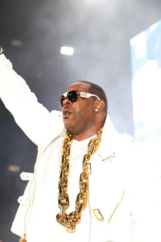 Busta Rhymes - Busta blessed Fab's stage too and made the people "Put Your Hands Where My Eyes Can See."(Photo: Manny Carabel/FilmMagic)