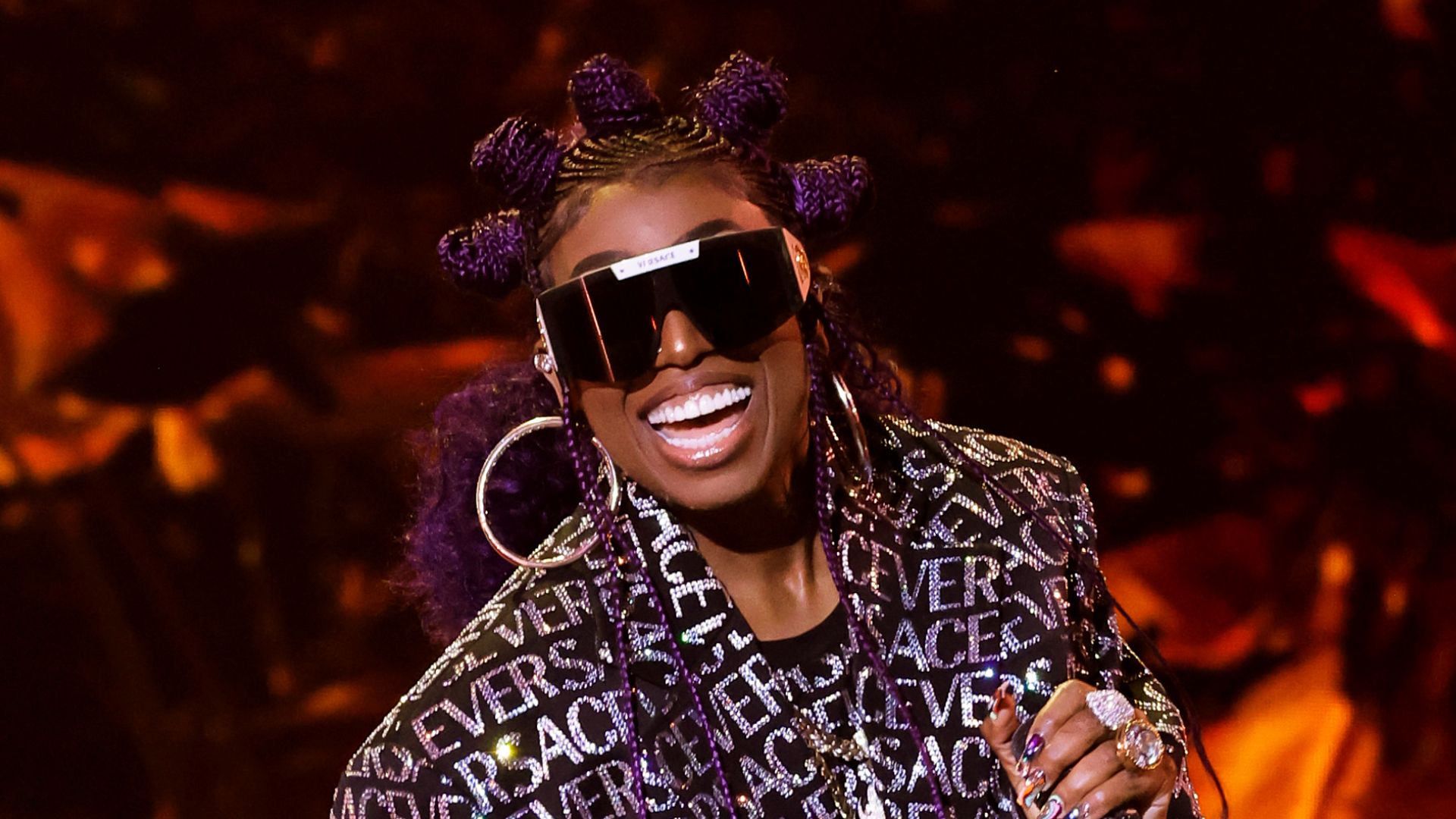 Missy Elliott performs onstage during the 2022 American Music Awards at Microsoft Theater on November 20, 2022 in Los Angeles, California. 