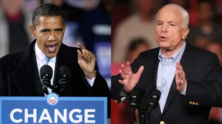 Claim: Obama Bashed McCain for Cost-Saving Medicare Policies - TRUE: In a campaign ad entitled &quot;It Ain't Right,&quot; Obama is accused of slashing $700 billion from Medicare to pay for Obamacare, even though he bashed Sen. John McCain for similar cost-saving plans in 2008. While fact-checkers haven't fully endorsed the $700 billion figure, it is true that Obama inaccurately characterized McCain's health care plan as more than $800 billion in cuts from services and benefits in 2008.&nbsp;&nbsp;