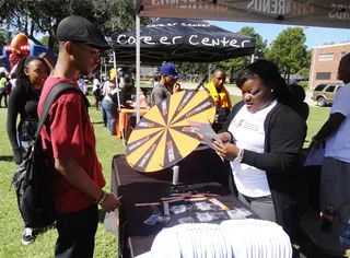 Grambling State - Citi Trends tent activity  (Photo: BET)