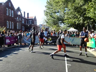 Tuskegee University - 2-on-2 court action  (Photo: BET)