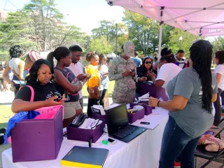 Tuskegee University - BET 360 marketing tent  (Photo: BET)
