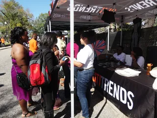 Tuskegee University - Citi Trends tent activity  (Photo: BET)