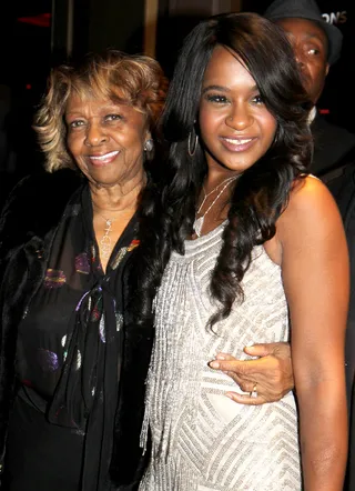 All in the Family - Cissy Houston and Bobbi Kristina Brown are all smiles at the premiere launch party for their new Lifetime reality series, The Houstons: On Our Own, at the Tribeca Grand Hotel in New York.(Photo: Michael Carpenter/WENN.com)