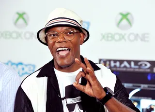 Major Pull - Jackson asked George Lucas to change Mace Windu's lightsaber so it would be purple in the Star Wars films.   (Photo: John Sciulli/Getty Images for Xbox)