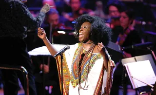 &quot;Sing to the Moon&quot;  - Laura Mvula's &quot;Sing to the Moon&quot; provided the audio backdrop for Mary Jane's puke fest induced by all the hormones.   (Photo: Tim P. Whitby/Getty Images)