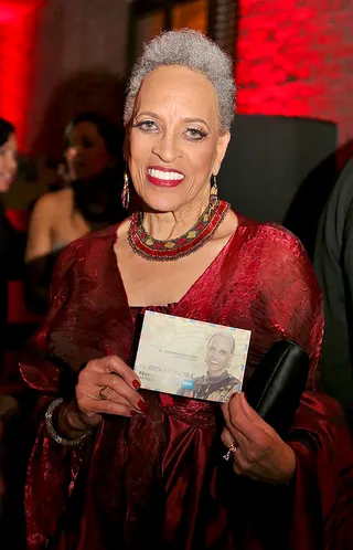 An Honor to Be in Her Presence - Dr. Johnetta B Cole's smiles lights up the room.&nbsp;&nbsp;(Photo: Phelan Marc/BET)