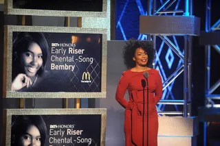 Salute to the Early Risers - Aunjanue Ellis honors BET Honors Early Risers for their achievements in their communities. (Photo: Brad Barket/BET/Getty Images for BET)