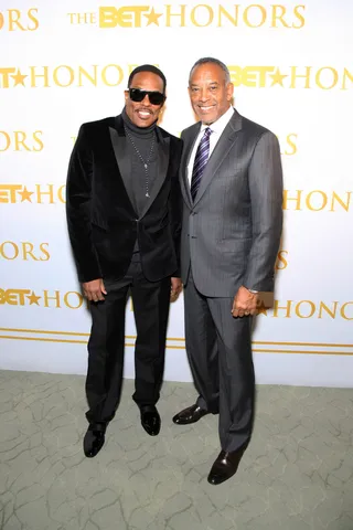 Dapper Is a Habit - Performer Charlie Wilson and honoree John W. Thompson&nbsp;look dapper ahead of Debra Lee's honoree dinner.(Photo: Bennett Raglin/BET/Getty Images for BET)