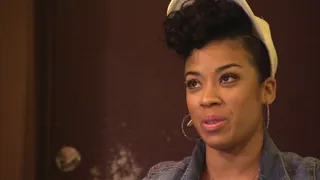 Ain't Nobody Got Time for That! - She's amazed at the fact that Gib is in the studio.  (Photo: BET)