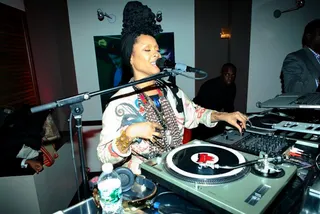 The Spinna - Erykah Badu&nbsp;spins on the ones and twos at the Hennessy V.S sponsored Black Girls Rock! post reception.(Photo: Hennessy via PMG Media Group)