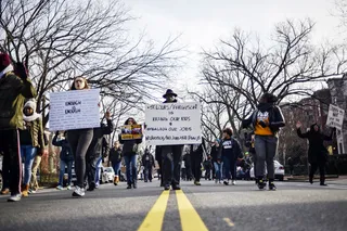 A Badge and a Gun - &quot;We are here today to say stop killing our babies with a badge and a gun.&quot; —&nbsp;Michael Eric Dyson  (Photo: Reuters /JAMES LAWLER DUGGAN /LANDOV)