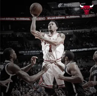 The One - Fans get so caught up with labeling Derrick Rose damaged goods that they forget that he still delivers the goods. The Brooklyn Nets know. D. Rose went upside their head for 23 points in another Chicago Bulls&nbsp;win on Wednesday night.(Photo: Chicago Bulls via Instagram)